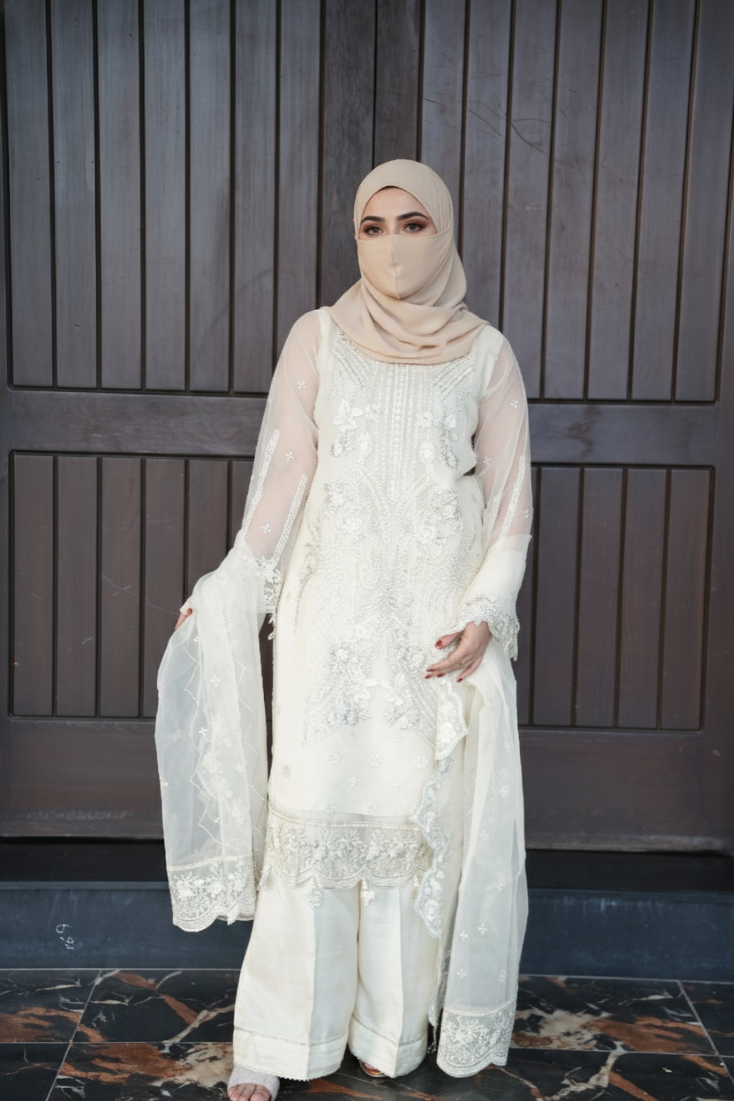 PEARL - 3 PCS - Embroidered