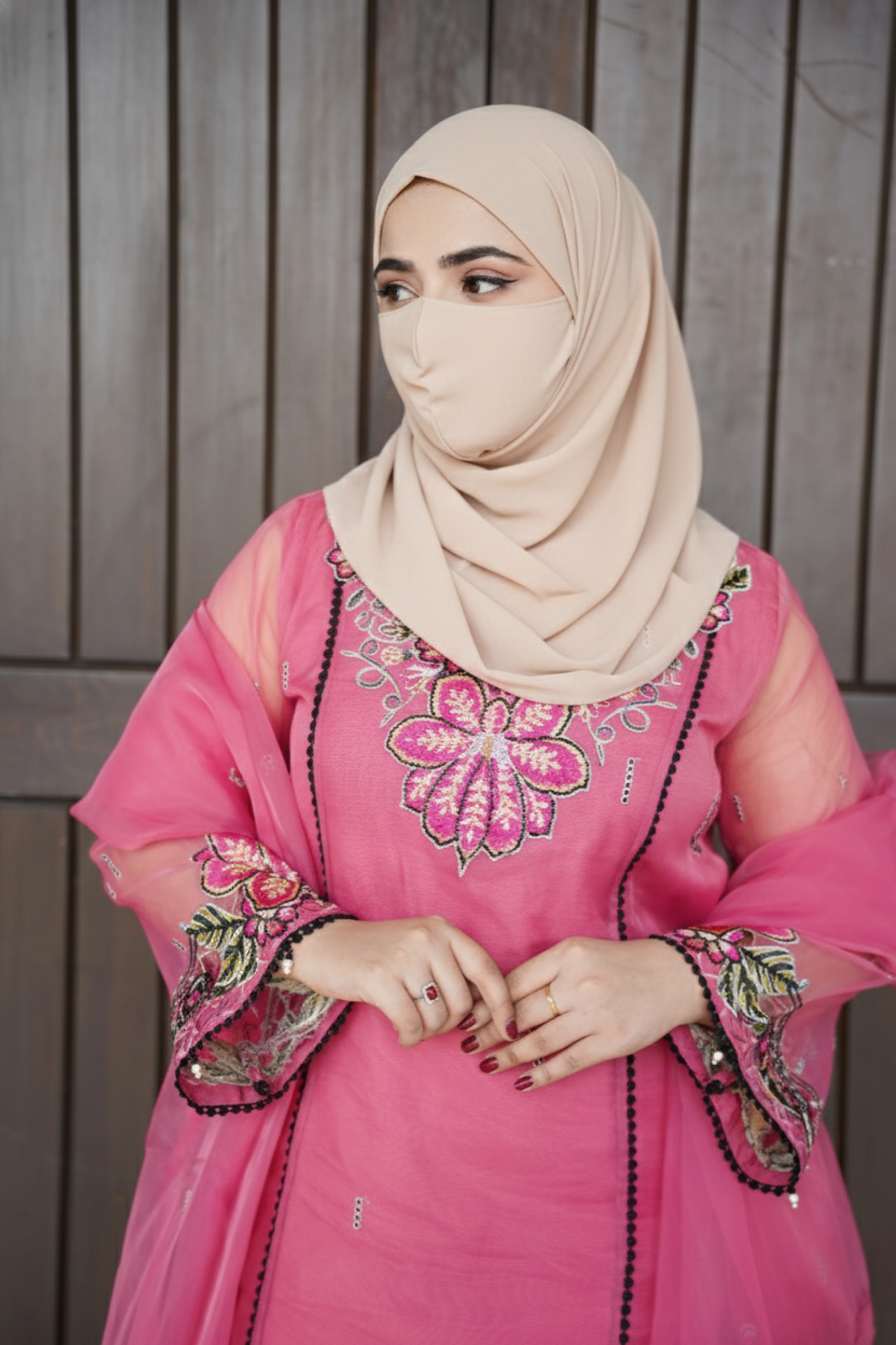 MEHAK - 3 PCS - Embroidered