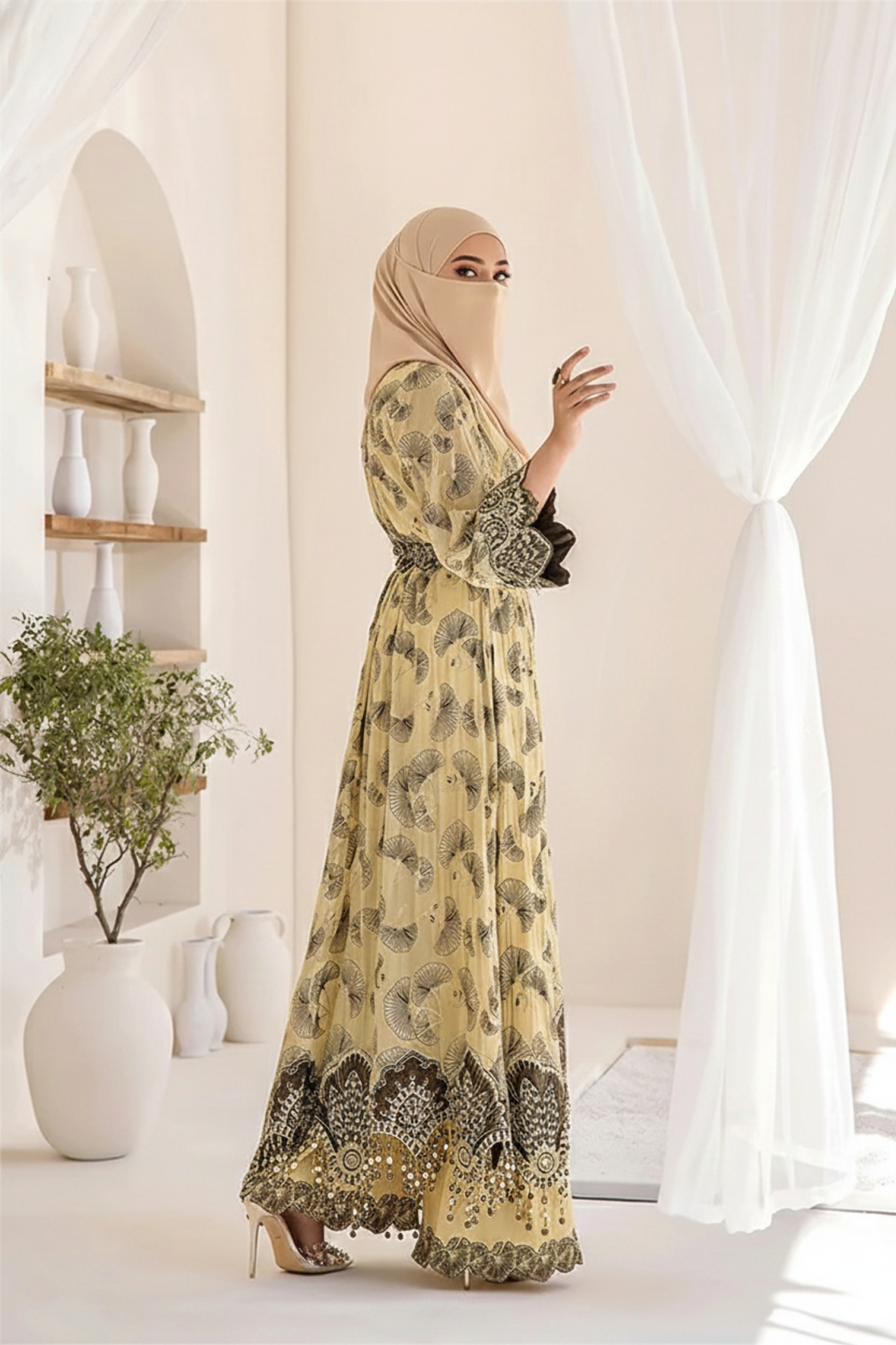 MUZHIRAH - 3 (-PCS EMBROIDER - HAND EMBELLISHED SUIT)