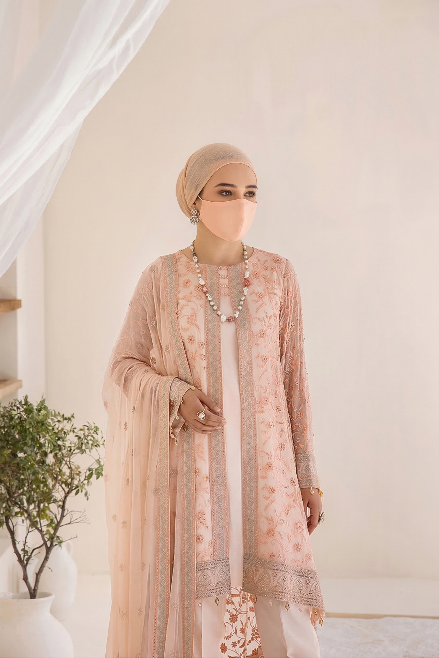 KALASH -3 (-PCS EMBROIDER - HAND EMBELLISHED SUIT)