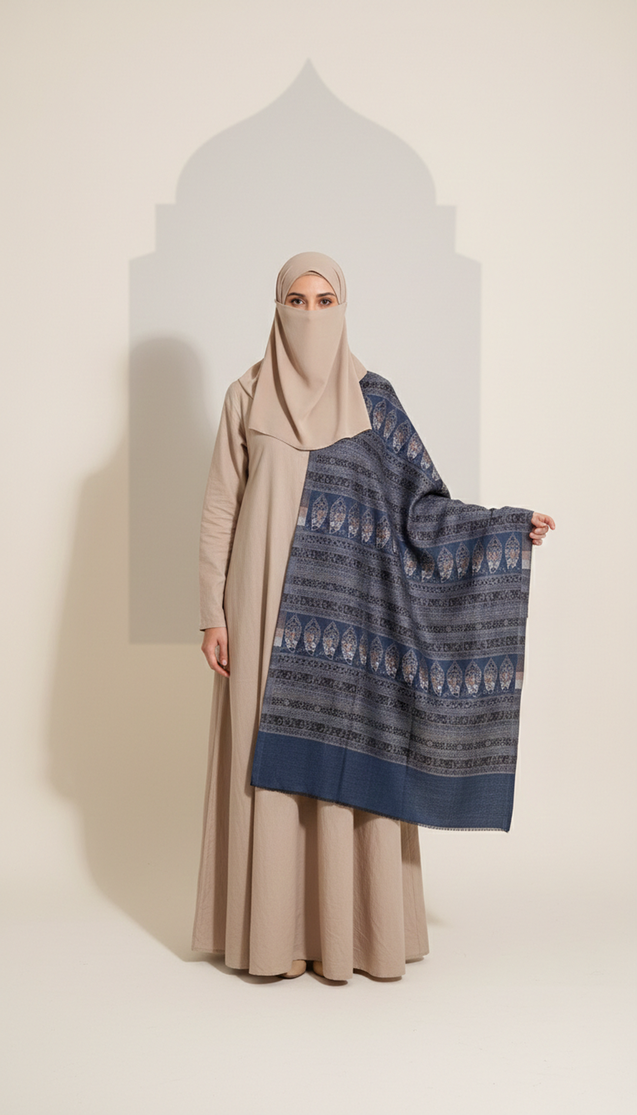 Stripe Kani Shawl