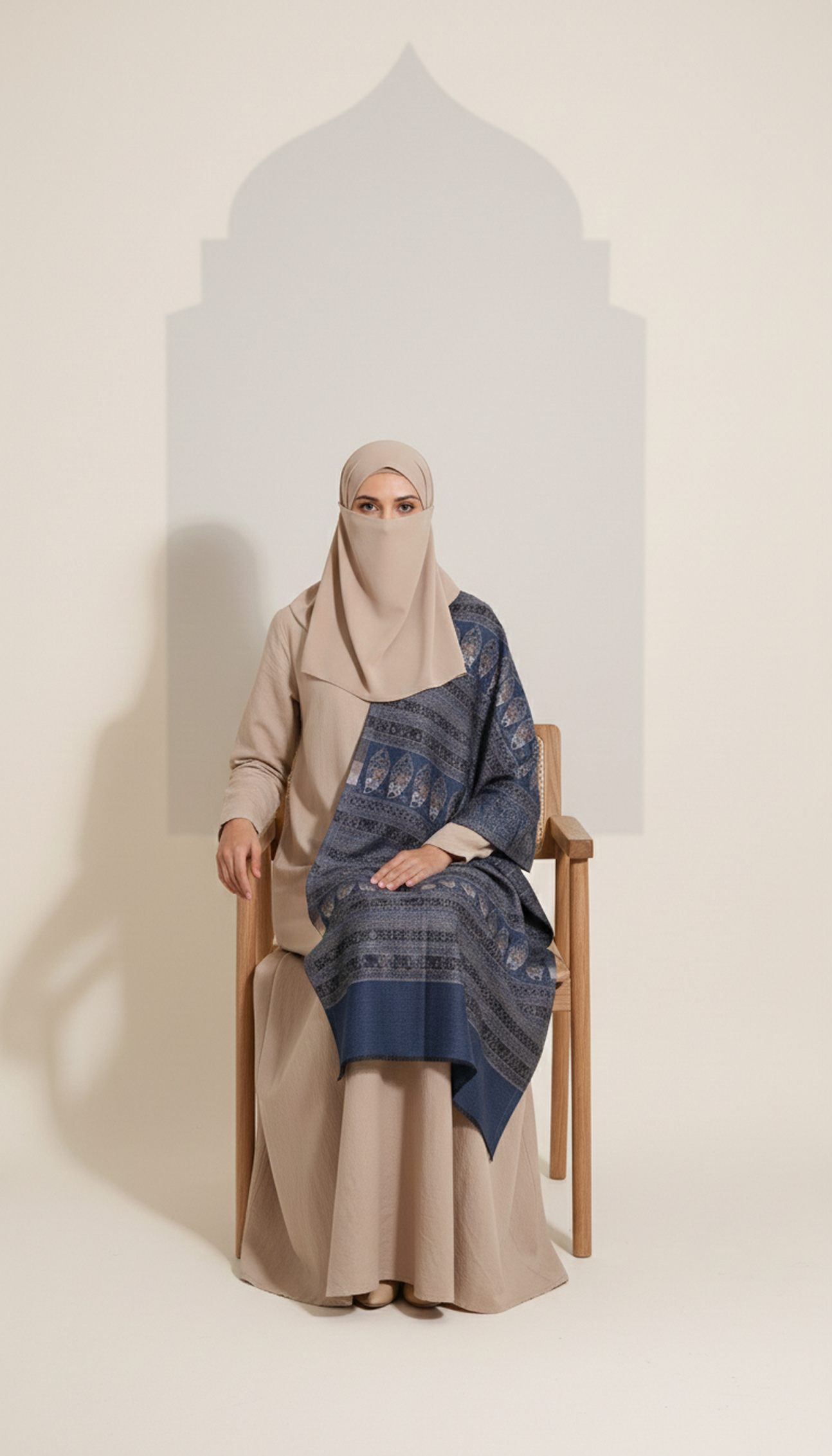 Stripe Kani Shawl